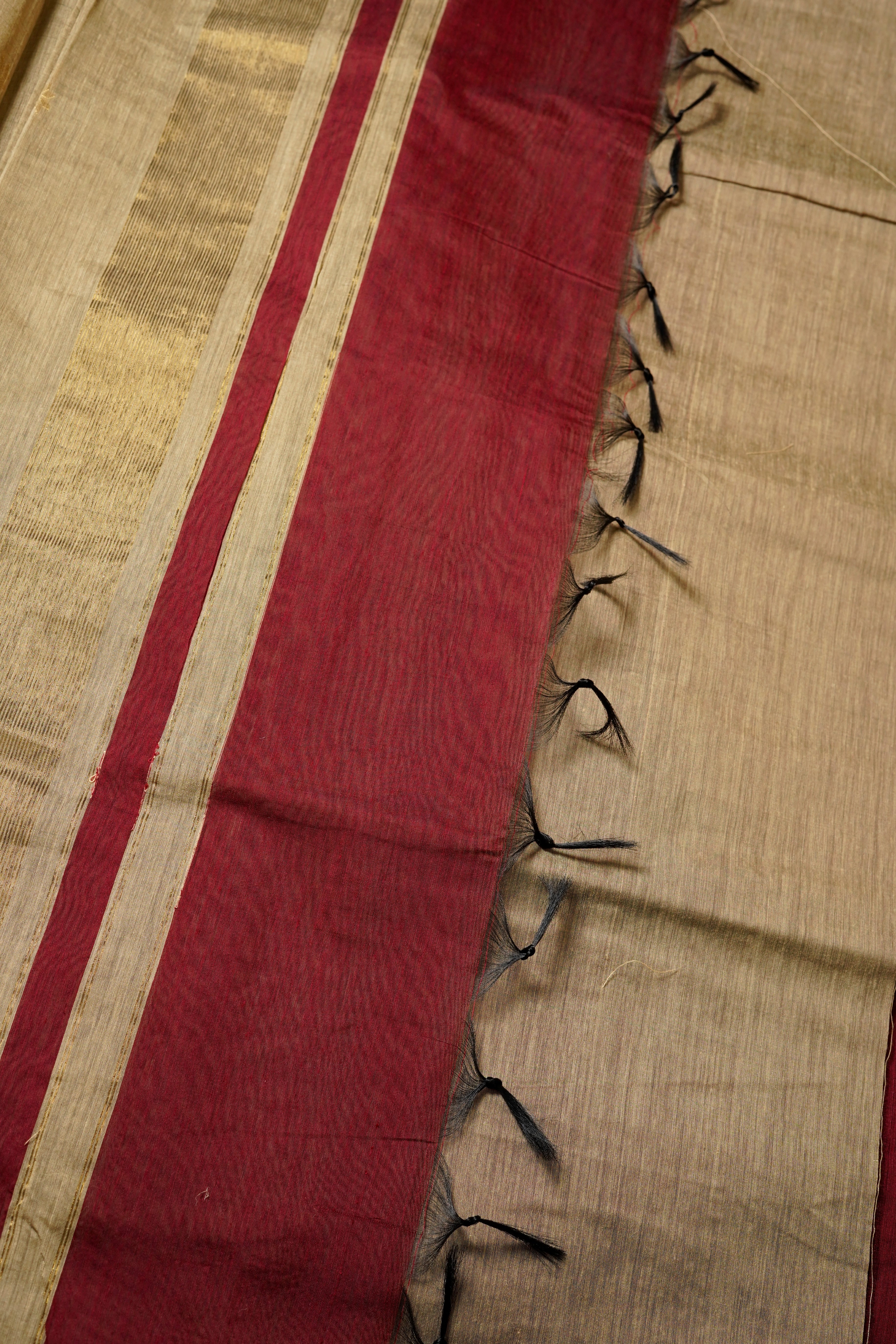 Wine Maroon Maheswari